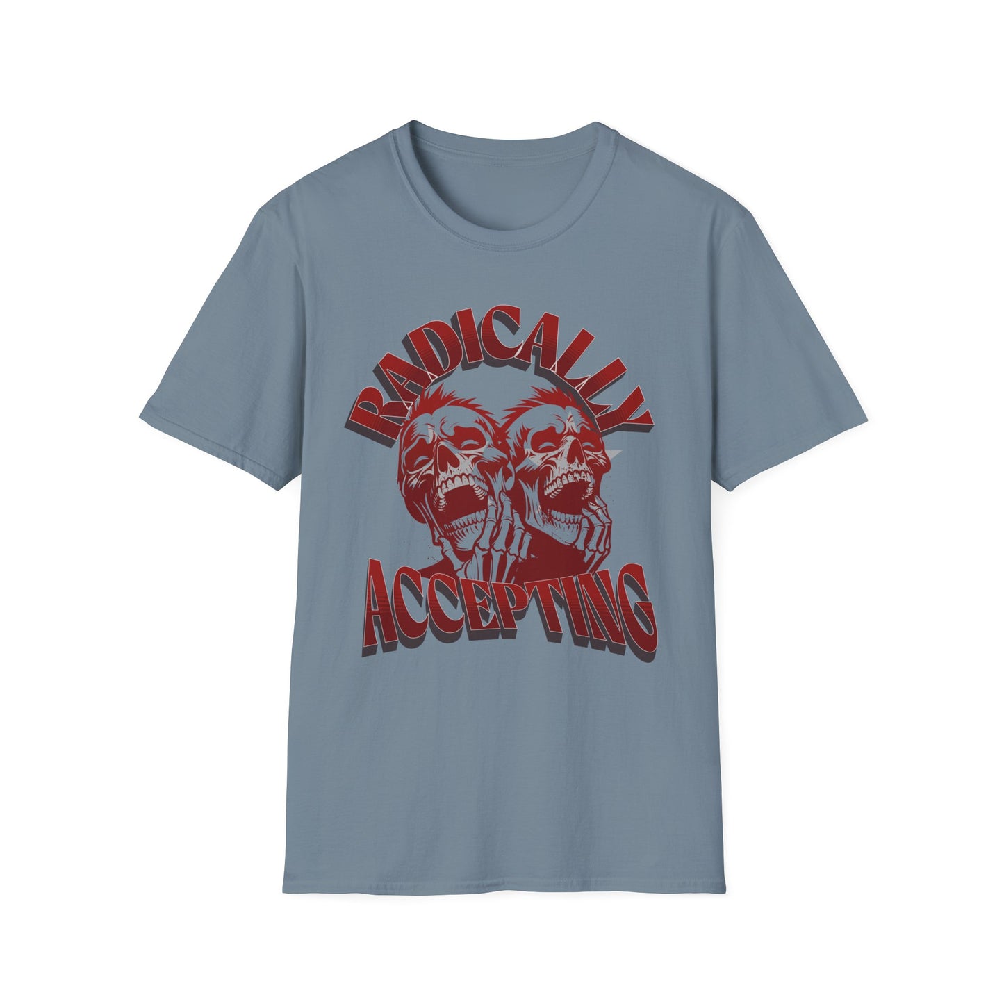 Radically Accepting- Red Skulls