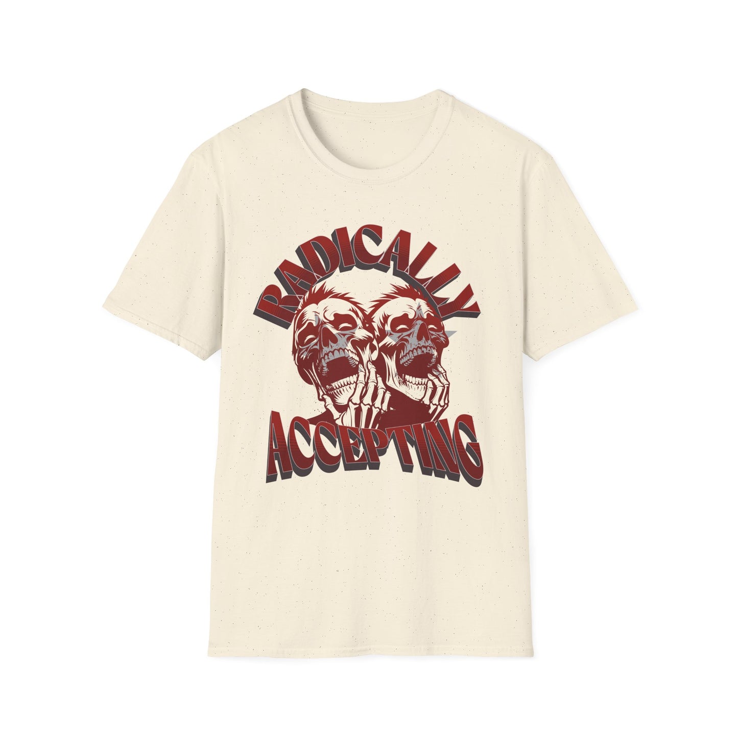 Radically Accepting- Red Skulls